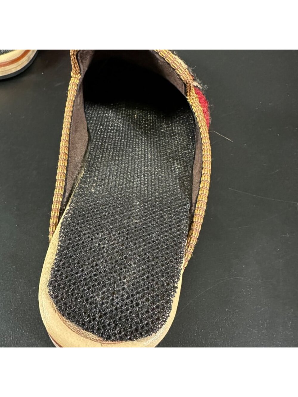Vintage ARTEMIS Design Co Turkish KILIM MULES Handmade Slides EU Size 40 Unisex - Picture 9 of 16